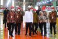 Presiden Jokowi Tinjau Kegiatan Produksi di PT Toyota Motor Manufacturing Indonesia