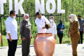 Presiden Pimpin Ritual Kendi Nusantara di Titik Nol IKN