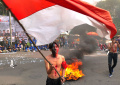 PRMB Demo Tolak Kenaikan BBM di Depan DPRD Jabar