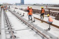 Progres Pembangunan Depo LRT 