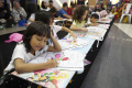 Puluhan Anak Mengikuti Lomba Mewarnai