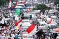 Ratusan Ribu Umat Muslim Kemballi Turun ke Jalan Gelar Aksi Damai 112