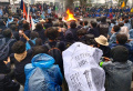 Ratusan Mahasiswa Bandung Kembali Geruduk DPRD Jabar