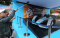Repelika Mobil Formula E di Kawasan Bunderan HI
