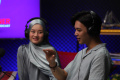 Rey Mbayang dan Dinda Hauw Kunjungi TribunNetwork