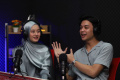 Rey Mbayang dan Dinda Hauw Kunjungi TribunNetwork