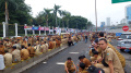Ribuan Perangkat Desa Gelar Aksi Demo di Depan Gedung DPR RI