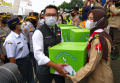 Ridwan Kamil Sapa Pemudik dan Petugas Pengamanan Mudik Lebaran 2022