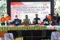 Rilis Kasus Narkoba Jaringan Malaysia-Indonesia