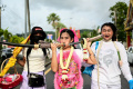 Ritual Tusuk Pipi pada Festival Vegetarian di Thailand