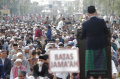 Salat Idul Fitri 1443 H di Depan Gereja Koinonia Jatinegara