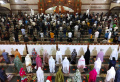 Salat Tarawih Pertama di Masjid Pusdai Jabar