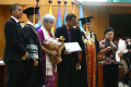 Samuel Hutabarat Hadiri Wisuda Brigadir J di Universitas Terbuka