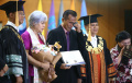 Samuel Hutabarat Hadiri Wisuda Brigadir J di Universitas Terbuka