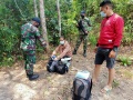Satgas Pamtas RI-Malaysia Yonif 642 Amankan PMI Non Prosedural