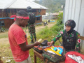 Satgas Pamtas RI PNG Yonif Raider 142/KJ Adakan Pengobatan Keliling