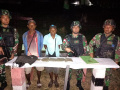 Satgas Pamtas Yonif 126/KC Amankan Narkotika Jenis Ganja Dari Ma