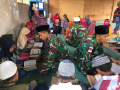 Satgas Yonarmed 1 Kostrad Ajarkan Anak-Anak Mengaji