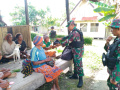 Satgas Yonif 126/KC Baksos Di Perbatasan RI-PNG