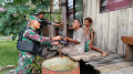 Satgas Yonif 126/KC Baksos Di Perbatasan RI-PNG