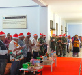 Satgas Yonif Raider 142/KJ Rayakan Natal Gabungan di Yalimo