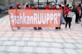 Sejumlah Aktivis Aksi Tuntut DPR Sahkan RUU PPRT