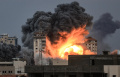 Serangan Balik Israel Bumi Hanguskan Kota Gaza