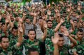 Silaturahmi TNI dan Polri