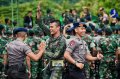 Silaturahmi TNI dan Polri
