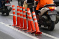 Stik Cone Pembatas Jalur Sepeda Banyak yang Rusak
