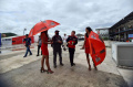 Suasana di Bagian Belakang Area Paddock MotoGP Mandalika 2022