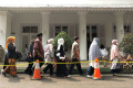 Suasana di Gedung Pakuan Rumah Dinas Ridwan Kamil