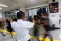 Suasana di Stasiun Manggarai Pascaperubahan Rute Perjalanan KRL