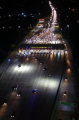 Suasana GT Cikampek Utama pada Malam Puncak Arus Balik