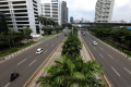 Suasana Jakarta Saat Libur Lebaran