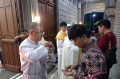 Suasana Malam Natal di Gereja Katedral Santa Maria Palembang