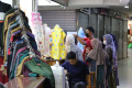 Suasana Pasar Tanah Abang Pasca Libur Lebaran 