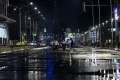 Suasana Sepi Pergantian Tahun di Jalan Sudirman Thamrin 