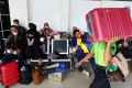 Suasana Stasiun Pasar Senen H-3 Idul Fitri 1443 H