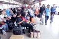 Suasana Stasiun Pasar Senen
