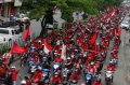 Suporter PSM Konvoi Keliling Makassar