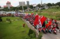 Suporter PSM Konvoi Keliling Makassar