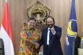 Surya Paloh Jumpa Airlangga di DPP Golkar