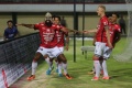 Sylvano Comvalius Pemain Bali United Melakukan Selebrasi