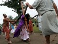 Tablo Jalan Salib di Gereja Santo Matius Penginjil