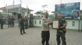 Tarian Adat Papua Lepas Personel Satgas Yonif 126/KC