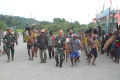 Tarian Adat Papua Lepas Personel Satgas Yonif 126/KC