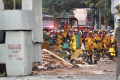 Tim Penyelamat Mencari Korban Selamat Gempa Taiwan