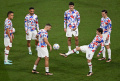 Timnas Amerika Serikat Melakukan Pemanasan