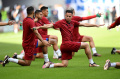 Timnas Kosta Rika Pemanasan Sebelum Bertanding